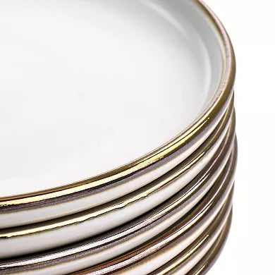 Elama Arthur 6 Piece Stoneware Plate Set