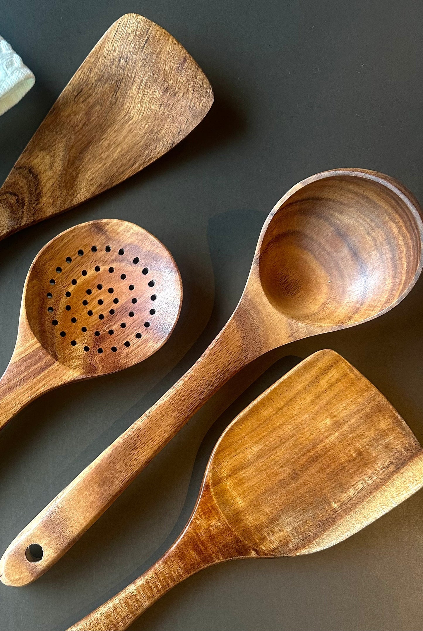Anders Teak Wooden Utensils Set-1