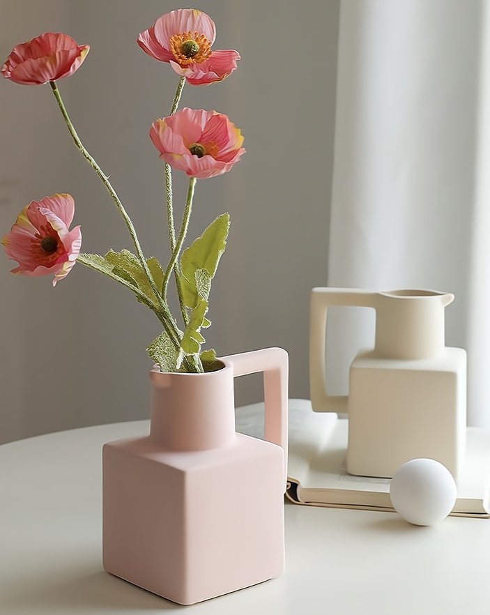 Geometric Mod Pitcher Vase