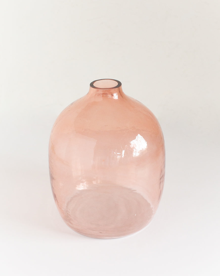 Handblown Hammered Glass Hebron Vase-3