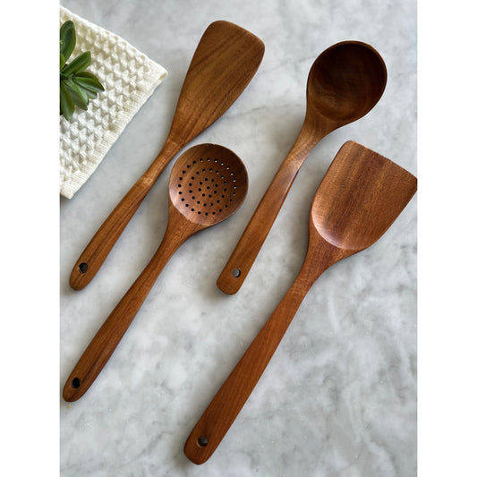 Anders Teak Wooden Utensils Set-0