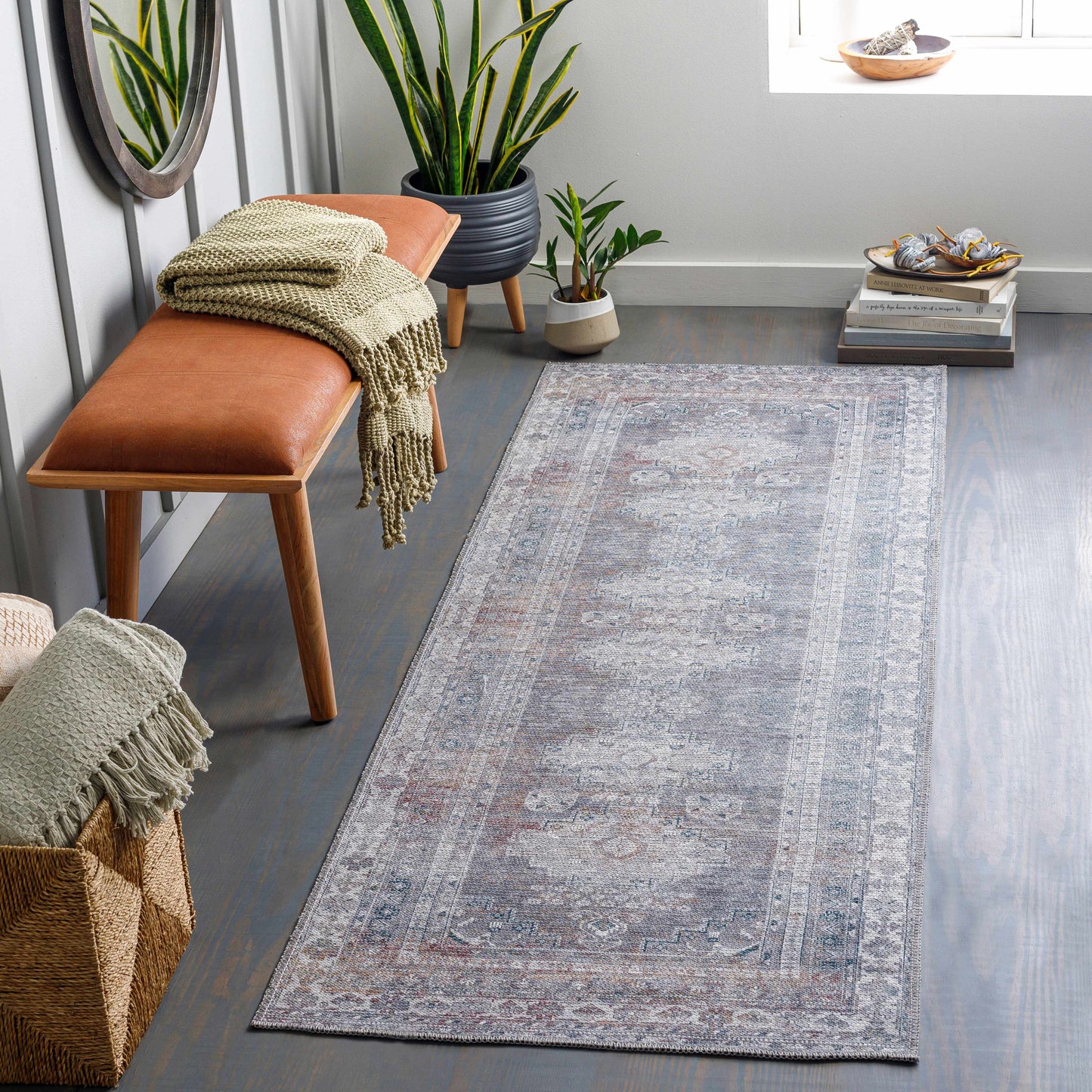 Vintage inspired Baltinglass Area Rug