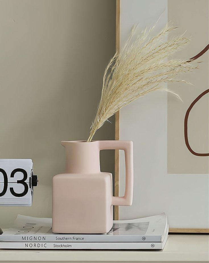 Geometric Mod Pitcher Vase